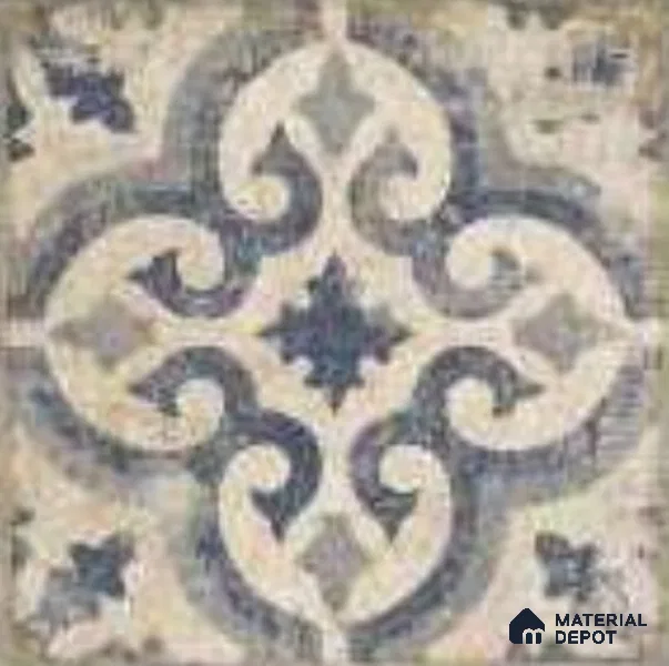 Moroccans Floor & Wall Tile TL 12153 F SP 80052 Vintage Octavia Azul 8 inc x 8 inc Matte Finish Vitrified Tile - 9 mm