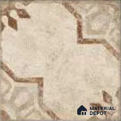 Moroccans Floor & Wall Tile TL 12153 N SP 80083 Vintage Orion Caffe 8 inc x 8 inc Matte Finish  Vitrified Tile - 9 mm