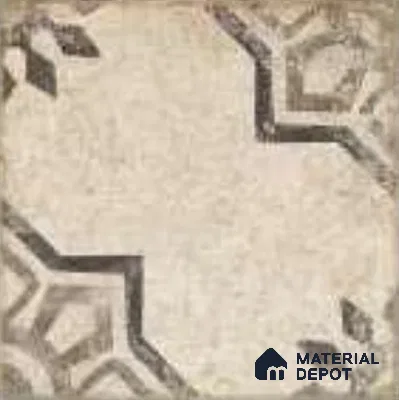 Moroccans Floor & Wall Tile TL 12153 D SP 80081 Vintage Orion Gris 8 inc x 8 inc Matte Finish  Vitrified Tile - 9 mm