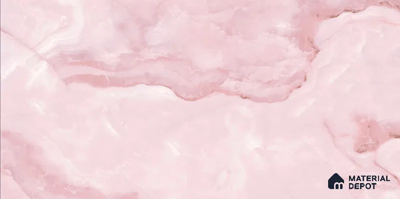 Marbles & Stones Floor & Wall Tile TL 12044 Onyx Rose 4 ft x 2 ft High Gloss Finish Vitrified Tile - 9 mm | 3 Random Design