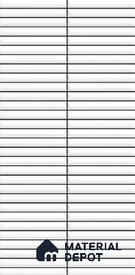 Faux Subway Wall Tile TL 10786 E Kitkat Line 2 ft x 1 ft Glossy Finish Ceramic Tile - 9 mm | Please Expect a Slight Variation of Pattern