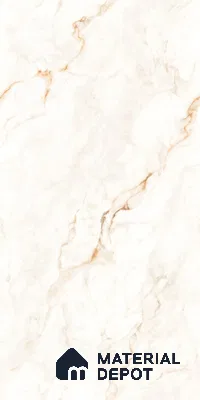 Marbles & Stones Floor & Wall Tile TL 12075 CM Atlantic White 4 ft x 2 ft Glossy Finish Vitrified Tile - 9 mm | 5 Random Design