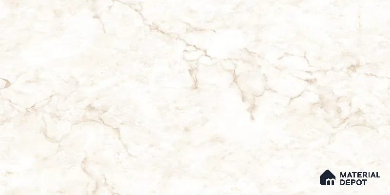 Marbles & Stones Floor & Wall Tile TL 12032 CM Sky Bianco 4 ft x 2 ft Glossy Finish Vitrified Tile - 9 mm | 3 Random Design