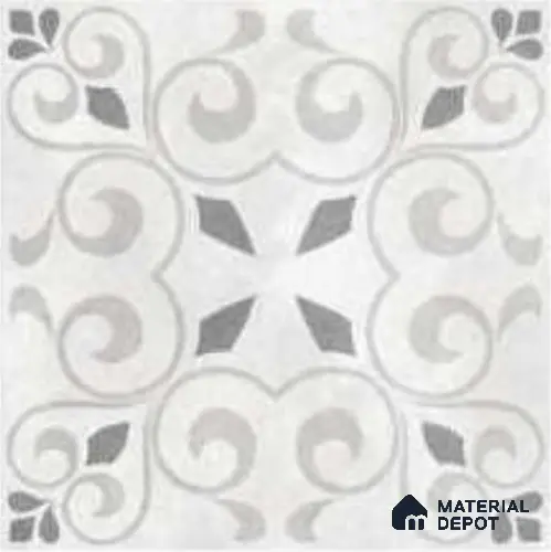 Moroccans Floor Tile TL 12142 20072 Cloud Oregon 1 ft x 1 ft Matte Finish  Vitrified Tile - 9 mm