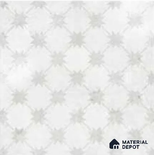 Moroccan Floor Tile TL 12144 20284 Mist Empire 1 ft x 1 ft Matte Finish Vitrified Tile - 9 mm | Suitable For Bathroom, Balcony, Kitchen
