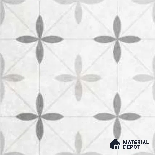 Moroccan Floor Tile TL 12143 20074 Cloud Tunish 1 ft x 1 ft Matte Finish Vitrified Tile - 9 mm | Suitable For Bathroom, Balcony, Kitchen