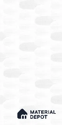 Faux Subway Wall Tile TL 10807 Plumage White Luster Decor 2 ft x 1 ft Matte Finish Ceramic Tile - 9 mm | Please Expect a Slight Variation of Pattern