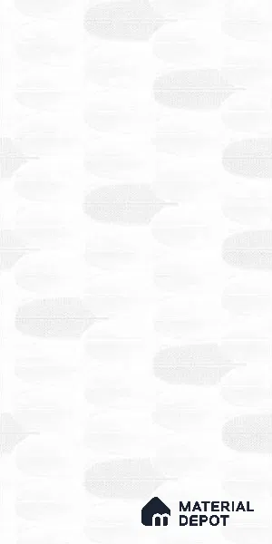 Faux Subway Wall Tile TL 10807 Plumage White Luster Decor 2 ft x 1 ft Matte Finish Ceramic Tile - 9 mm | Please Expect a Slight Variation of Pattern