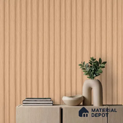Wooden Look PN 00800 9.5 ft x 4.9 inch Charcoal Panel - 12 mm | Suitable for Feature Wall, TV Unit & Living Room | Width is Subjected to 5% Variation