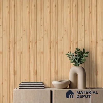 Wooden Look PN 00801 9.5 ft x 4.9 inch Charcoal Panel - 12 mm | Suitable for Feature Wall, TV Unit & Living Room | Width is Subjected to 5% Variation