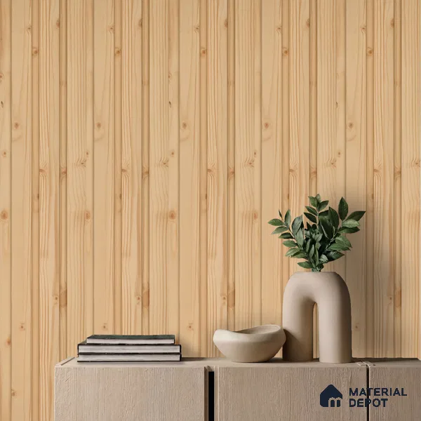 Wooden Look PN 00801 9.5 ft x 4.9 inch Charcoal Panel - 12 mm | Suitable for Feature Wall, TV Unit & Living Room | Width is Subjected to 5% Variation