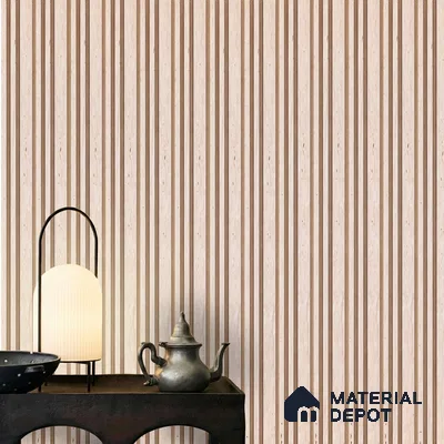 Cream Stone Look PN 00834 9.5 ft x 4.7 inch Charcoal Panel - 12 mm | Suitable for Feature Wall, TV Unit & Living Room | Width is Subjected to 5% Variation
