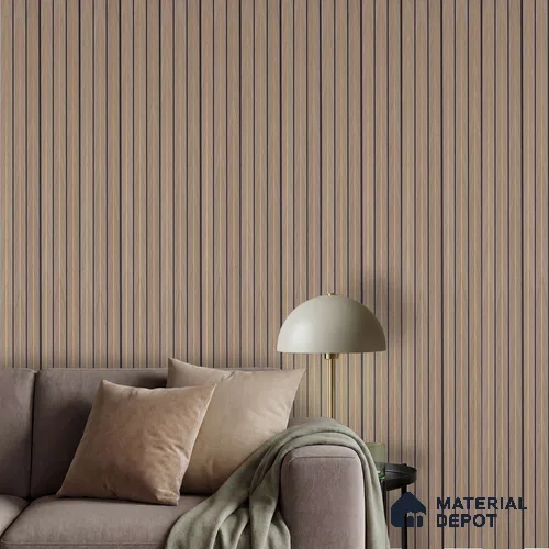 Grey Geometric Look PN 02344 9.5 ft x 8 inch Charcoal Panel - 8 mm | Suitable for Feature Wall, TV Unit & Living Room | Width is Subjected to 5% Variation