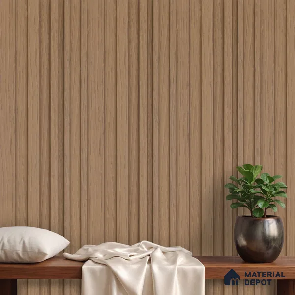 Wooden Look PN 02814 9 ft x 4.9 inch Charcoal Panel - 11 mm | Suitable for Feature Wall, TV Unit & Living Room | Width is Subjected to 5% Variation