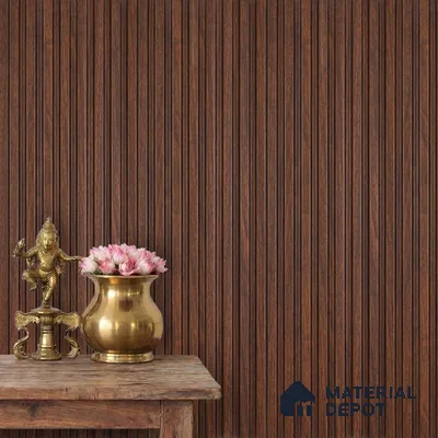 Wooden Look PN 02817 9 ft x 4.9 inch Charcoal Panel - 11 mm | Suitable for Feature Wall, TV Unit & Living Room | Width is Subjected to 5% Variation