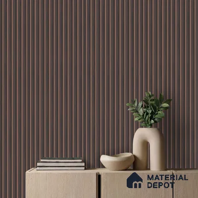 Wooden Look PN 03266 8 ft x 4.9 inch Charcoal Panel - 8 mm | Suitable for Feature Wall, TV Unit & Living Room | Width is Subjected to 5% Variation
