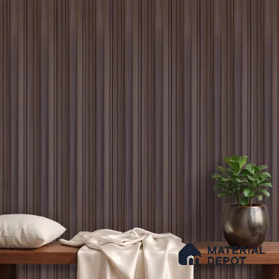 Wooden Look PN 03554 9.5 ft x 4.7 inch Charcoal Panel - 12 mm | Suitable for Feature Wall, TV Unit & Living Room | Width is Subjected to 5% Variation