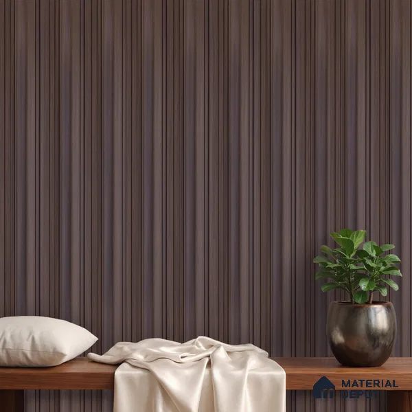 Wooden Look PN 03554 9.5 ft x 4.7 inch Charcoal Panel - 12 mm | Suitable for Feature Wall, TV Unit & Living Room | Width is Subjected to 5% Variation