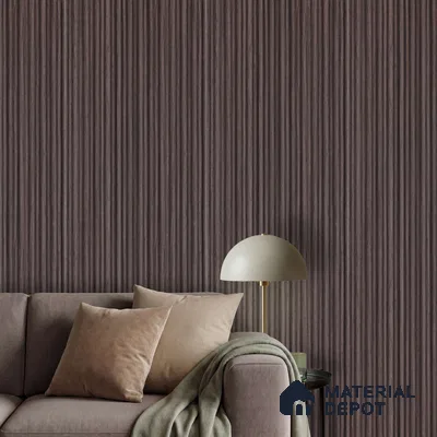 Wooden Look PN 03569 9.5 ft x 4.4 inch Charcoal Panel - 8 mm | Suitable for Feature Wall, TV Unit & Living Room | Width is Subjected to 5% Variation