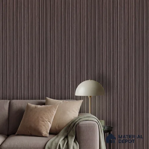 Wooden Look PN 03569 9.5 ft x 4.4 inch Charcoal Panel - 8 mm | Suitable for Feature Wall, TV Unit & Living Room | Width is Subjected to 5% Variation
