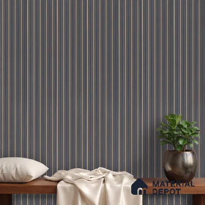 Grey Marble Look PN 03865 9.5 ft x 6 inch Charcoal Panel - 10 mm | Suitable for Feature Wall, TV Unit & Living Room | Width is Subjected to 5% Variation