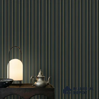 Wooden Look PN 04074 9.5 ft x 4.9 inch Charcoal Panel - 12 mm | Suitable for Feature Wall, TV Unit & Living Room | Width is Subjected to 5% Variation