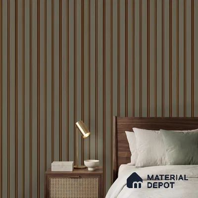 White Plain Colour Look PN 04077 9.5 ft x 4.9 inch Charcoal Panel - 12 mm | Suitable for Feature Wall, TV Unit & Living Room | Width is Subjected to 5% Variation