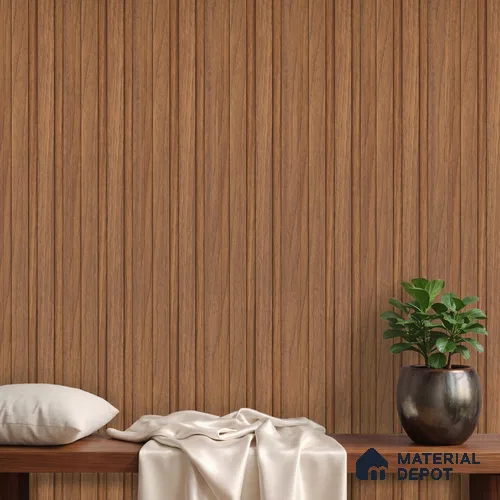 Wooden Look PN 04553 8 ft x 4.9 inch Charcoal Panel - 12 mm | Suitable for Feature Wall, TV Unit & Living Room | Width is Subjected to 5% Variation