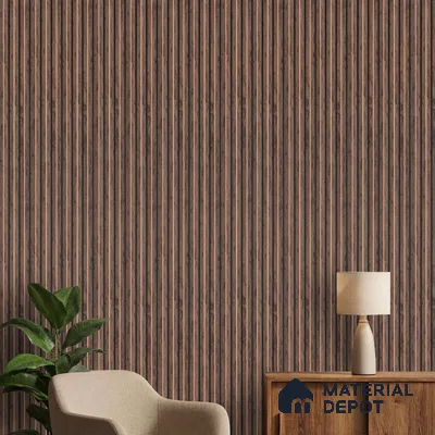 Brown Marble Look PN 04615 9.5 ft x 4.7 inch Charcoal Panel - 12 mm | Suitable for Feature Wall, TV Unit & Living Room | Width is Subjected to 5% Variation