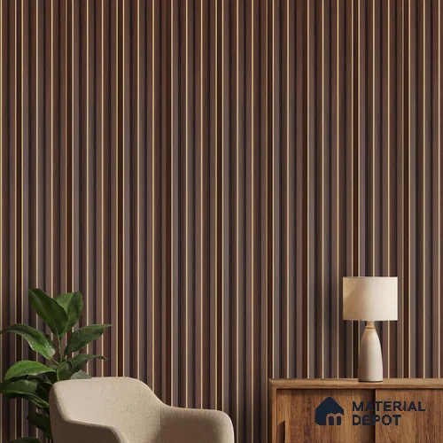 Wooden Look PN 04616 8 ft x 4.7 inch Charcoal Panel - 12 mm | Suitable for Feature Wall, TV Unit & Living Room | Width is Subjected to 5% Variation