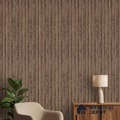 Brown Marble Look PN 04629 9.5 ft x 4.7 inch Charcoal Panel - 12 mm | Suitable for Feature Wall, TV Unit & Living Room | Width is Subjected to 5% Variation
