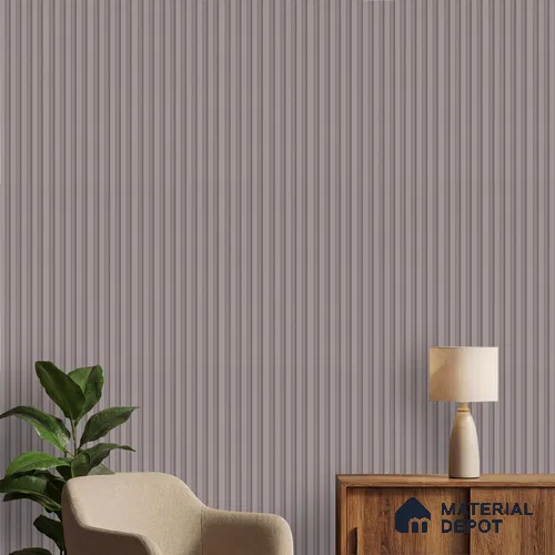 Grey Plain Colour Louver PN 04882 9.5 ft x 4.7 inch Charcoal Panel - 12 mm | Suitable for Feature Wall, TV Unit & Living Room | Width is Subjected to 5% Variation