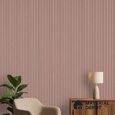 Pink Plain Colour Look PN 04884 9.5 ft x 4.7 inch Charcoal Panel - 12 mm | Suitable for Feature Wall, TV Unit & Living Room | Width is Subjected to 5% Variation