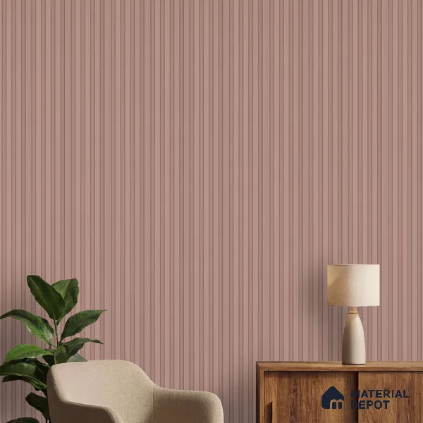 Pink Plain Colour Look PN 04884 9.5 ft x 4.7 inch Charcoal Panel - 12 mm | Suitable for Feature Wall, TV Unit & Living Room | Width is Subjected to 5% Variation