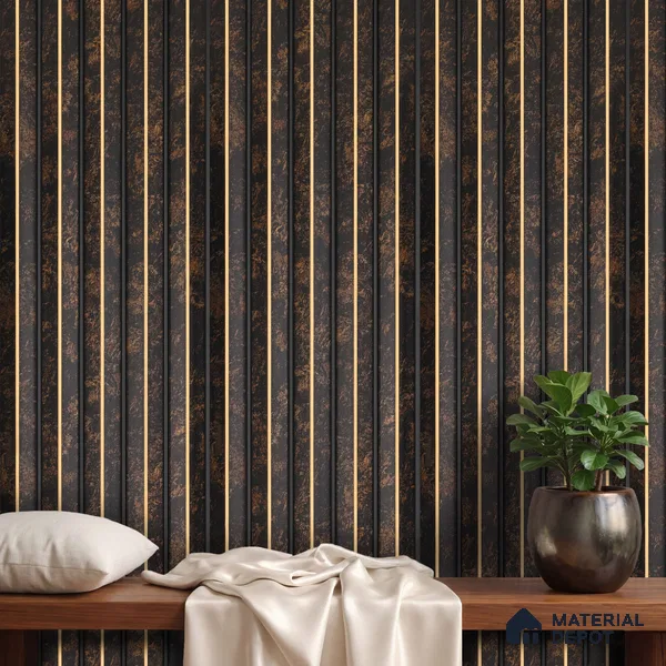 Black Marble Look PN 05102 9 ft x 6.6 inch Charcoal Panel - 12 mm | Suitable for Feature Wall, TV Unit & Living Room | Width is Subjected to 5% Variation