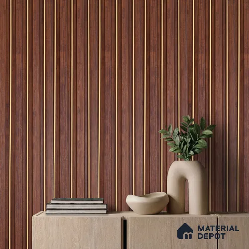 Wooden Look PN 05655 9.5 ft x 4.9 inch Charcoal Panel - 11 mm | Suitable for Feature Wall, TV Unit & Living Room | Width is Subjected to 5% Variation