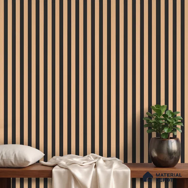 Wooden Look PN 05765 9.5 ft x 7.8 inch Charcoal Panel - 12 mm | Suitable for Feature Wall, TV Unit & Living Room | Width is Subjected to 5% Variation