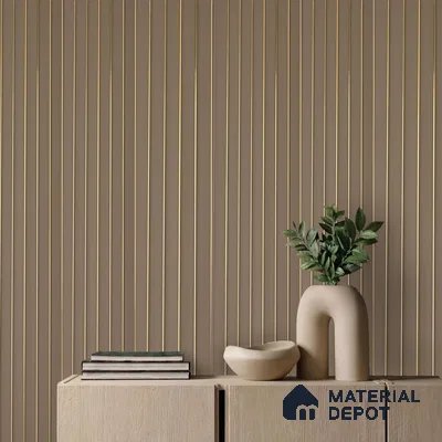 Wooden Look PN 05786 9.5 ft x 7.8 inch Charcoal Panel - 12 mm | Suitable for Feature Wall, TV Unit & Living Room | Width is Subjected to 5% Variation
