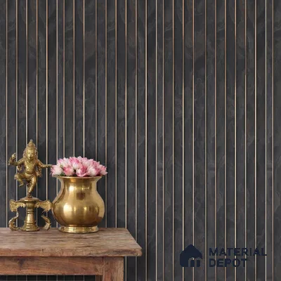 Grey Metallic Look PN 05787 9.5 ft x 7.8 inch Charcoal Panel - 12 mm | Suitable for Feature Wall, TV Unit & Living Room | Width is Subjected to 5% Variation