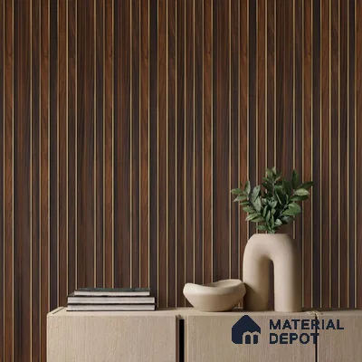 Wooden Look PN 05790 9.5 ft x 7.8 inch Charcoal Panel - 12 mm | Suitable for Feature Wall, TV Unit & Living Room | Width is Subjected to 5% Variation