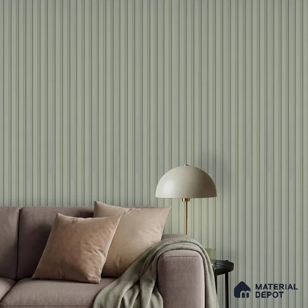 Green Plain Colour Look PN 05920 8 ft x 6 inch Charcoal Panel - 10 mm | Suitable for Feature Wall, TV Unit & Living Room | Width is Subjected to 5% Variation