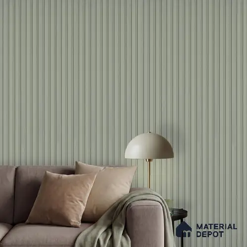 Beige Plain Colour Louver PN 05920 8 ft x 6 inch Charcoal Panel - 10 mm | Suitable for Feature Wall, TV Unit & Living Room | Width is Subjected to 5% Variation