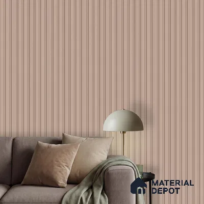 Beige Plain Colour Look PN 05931 8 ft x 6 inch Charcoal Panel - 11 mm | Suitable for Feature Wall, TV Unit & Living Room | Width is Subjected to 5% Variation
