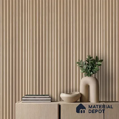 Gold Metallic Look PN 05986 8 ft x 3.8 inch Charcoal Panel - 7 mm | Suitable for Feature Wall, TV Unit & Living Room | Width is Subjected to 5% Variation