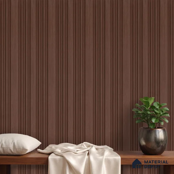 Wooden Look PN 06035 8 ft x 4.9 inch Charcoal Panel - 12 mm | Suitable for Feature Wall, TV Unit & Living Room | Width is Subjected to 5% Variation