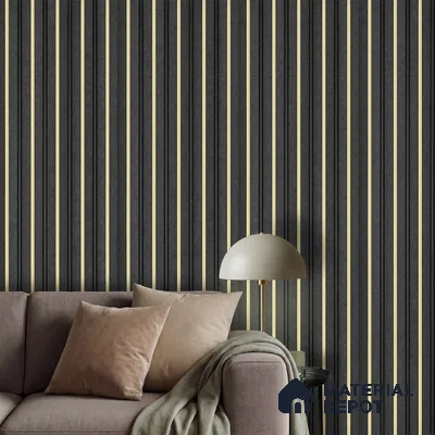 Black Marble Look PN 06043 8 ft x 4.9 inch Charcoal Panel - 12 mm | Suitable for Feature Wall, TV Unit & Living Room | Width is Subjected to 5% Variation