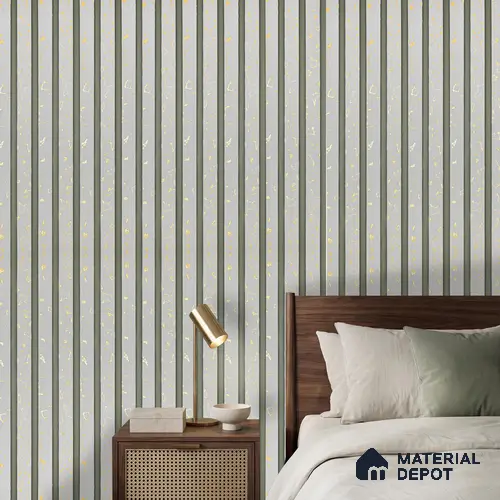 Patterned Louver PN 06083 9.5 ft x 4.6 inch Charcoal Panel - 8 mm | Suitable for Feature Wall, TV Unit & Living Room | Width is Subjected to 5% Variation
