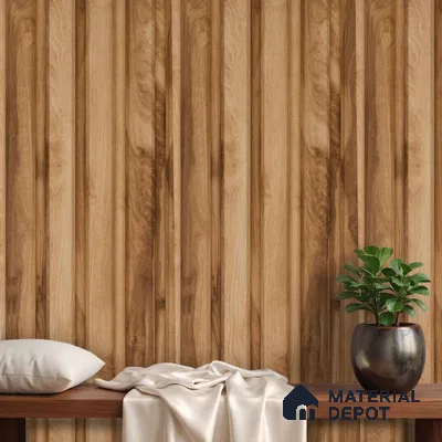 Wooden Look PN 06162 9.5 ft x 7.8 inch Charcoal Panel - 12 mm | Suitable for Feature Wall, TV Unit & Living Room | Width is Subjected to 5% Variation