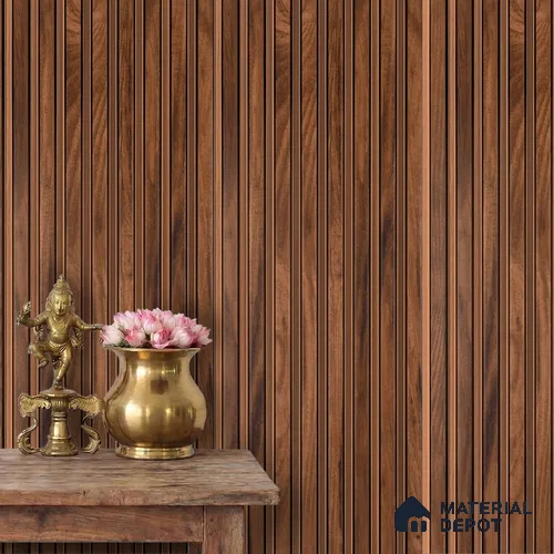 Wooden Look PN 06172 9.5 ft x 7.8 inch Charcoal Panel - 12 mm | Suitable for Feature Wall, TV Unit & Living Room | Width is Subjected to 5% Variation