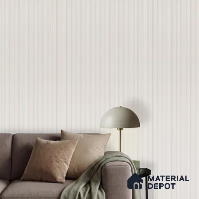 White Plain Colour Look PN 06217 B 9.5 ft x 4.7 inch Charcoal Panel - 12 mm | Suitable for Feature Wall, TV Unit & Living Room | Width is Subjected to 5% Variation